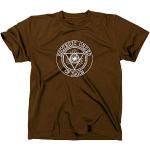 1 Eric Order of Dagon Symbol Logo T-Shirt HP Lovecraft Cthulhu - Brown - X-Large