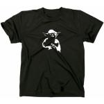 Miesten Mustat Koon XXL Star Wars Yoda Puuvillaprintti-t-paidat 