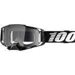100percent Armega Goggles Musta Mirror Silver Flash