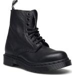 1460 Pascal Mono Black Virginia Designers Boots Ankle Boots Laced Boots Black Dr. Martens