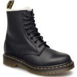 1460 Serena Black Burnished Wyoming Shoes Boots Ankle Boots Ankle Boot - Flat Musta Dr. Martens