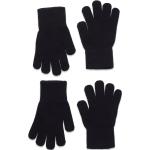 Gloves - 2-Pack Black Melton