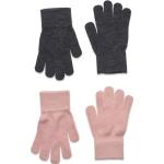 2-Pack Gloves / 2 Colours Patterned Melton