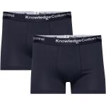 2-Pack Underwear - Gots/Vegan Bokserit Tummansiniset Knowledge Cotton Apparel Ehdollinen Tarjous