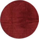Tummanpunaiset Rugvista Handloom Pyöreät matot läpimitaltaan 200cm alennuksella 