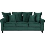3-istuttava sohva samettinen vihreä BORNHOLM