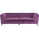 3-istuttava sohva samettinen violetti SOTRA