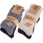 4 Pairs of Brubaker alpaca socks, very thick, fluffy and warm. 100 % alpaca wool - 43/46