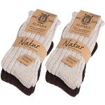 4 Pairs of Brubaker alpaca socks, very thick, fluffy and warm. 100 % alpaca wool - 47/50