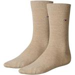 4 pairs TOMMY HILFIGER Men's Classic Socks Gr. 39 - 49 Business sneaker socks, color:369 - light beige melange;konfektionsgröße:M