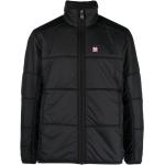 66 North logo-patch padded-design jacket - Black