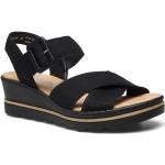 Naisten Mustat Koon 42 Rieker Korkeakorkoiset sandaalit kesäkaudelle 