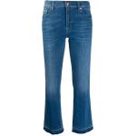 7 For All Mankind mid rise cropped jeans - Blue
