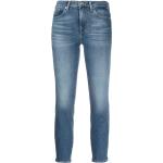 7 For All Mankind mid-rise skinny cropped jeans - Blue