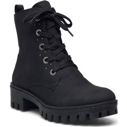 75700-01 Shoes Boots Ankle Boots Laced Boots Black Rieker