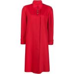 Naisten Punaiset Vintage-tyyliset Koon XL Pitkähihaiset Poolokaulukselliset Pitkät takit 