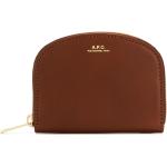 A.P.C. zip around purse - Brown