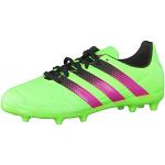 adidas Ace 16.3 FG/AG J Leather Boots for Boy, Multi-Colour Green Size: 5.5 UK