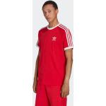 Miesten Punaiset Puuvillaiset Koon XL adidas Adicolor O -kaula-aukkoiset Slim fit -t-paidat 