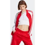 Naisten Punaiset Polyesteriset Koon XXS adidas Adicolor Kestävän muodin Verryttelytakit alennuksella 