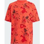 Naisten Punaiset Puuvillasekoitteiset adidas Disney Disney Hiiriaiheiset Loose fit -t-paidat 