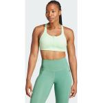 Naisten Vihreät Polyesteriset Koon 65B Säädettävät adidas Vahvan tuen Kestävän muodin Urheiluliivit 