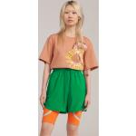 Naisten Vihreät Polyesteriset Koon M adidas Adidas by Stella McCartney Kestävän muodin Korkeavyötäröiset shortsit 