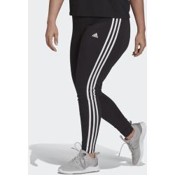 Adidas Essentials 3-stripes Leggings (plus Size) Leggingsit Black / White Black / White