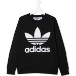 adidas Kids Trefoil logo sweatshirt - Black