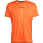 Miesten Oranssit Polyesteriset Koon M adidas Performance O -kaula-aukkoiset Juoksupaidat alennuksella 