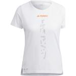 adidas Terrex - Women's Terrex Agravic Shirt - Juoksupaita Koko M - valkoinen
