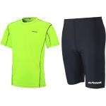 Airtracks Pro Air Functional Running Set Short Running Shorts + Running Shirt Short Sleeve Pro Air/Breathable/Quick-Drying