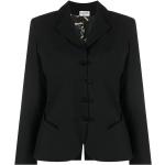Alaïa Pre-Owned 1991-1992 notched lapels skirt suit - Black