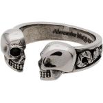 Alexander McQueen Skull Head Ring - Metallic