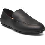 Allegro Crush-Back Leather Loafers Loaferit Matalat Kengät Black FitFlop