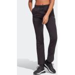 Naisten Mustat Slim- Polyesteriset Koon M adidas Kestävän muodin Leveälahkeiset housut alennuksella 
