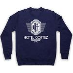 American Horror Story Hotel Cortez Adults Sweatshirt, Navy Blue, Medium