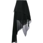 AMIRI asymmetric polka dot skirt - Black