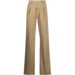 AMIRI box-pleat straight-leg trousers - Brown