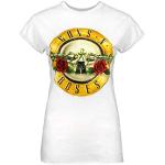 Amplified Guns N Roses Trommel Weiß Damen T-Shirt