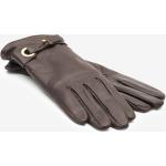 ANTONELLA Lambskin Gloves Cashmere-Lined Brown