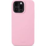 Apple iPhone 15 Pro Max holdit Silicone Case Suojakuori, Vaaleanpunainen