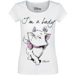 Aristokatit - Disney T-paita - Marie - I'm A Lady - S- M - varten Naiset - Valkoinen