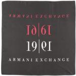 Naisten Mustat Huivikuvioiset Armani Exchange Silkkineliöhuivit alennuksella 