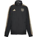 Arsenal Ian Wright Anthem Jacket Kids Sport Jackets & Coats Light Jackets Black Adidas Performance