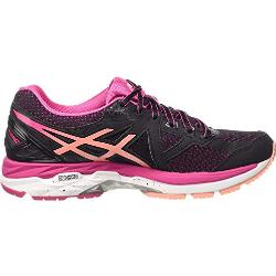 Asics Gt-2000 4W Women's Running Shoes, Black, 10.5 EU (Gt-2000 4 W) - Multicoloured Black Peach Melba Sport Pink, size: 38 EU