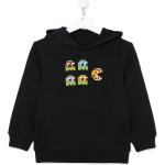 Mostly Heard Rarely Seen 8-Bit Pacman pizza hoodie - Black
