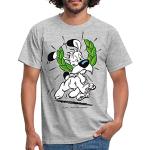 Asterix Dogmatix Laurel Wreath Men's T-Shirt by Spreadshirt, L, heather grey