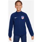 Atlético Madrid Academy Pro Older Kids' Knit Football Jacket - Blue - 50% Recycled Polyester