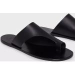 ATP ATELIER - Slip-in-kengät - Musta - Rosa Leather Cutout Sandals - Kävelykengät